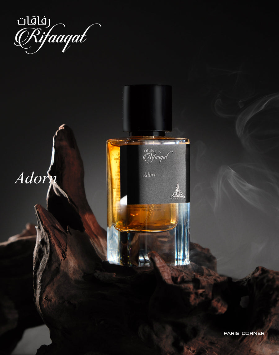 عطر رفاقات أدورن باريس كورنر للجنسين 85مل فلفل وردي باتشولي - Paris Corner Rifaaqat Adorn EDP Unisex 85ml Egypt | NASMAT