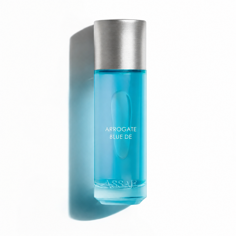 عطر أروجيت بلو دي عساف للجنسين 100مل مائي منعش برغموت - Assaf Arrogate Blue De EDP Unisex 100ml Egypt | NASMAT