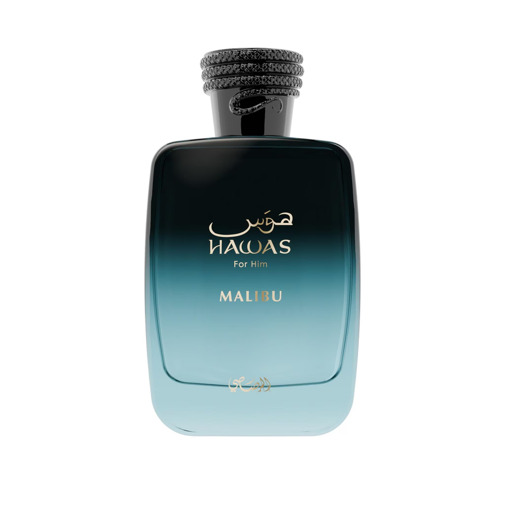 عطر هوس ماليبو الرصاصي للرجال 100مل استوائي فريش - Rasasi Hawas Malibu EDP Men 100ml Egypt | NASMAT